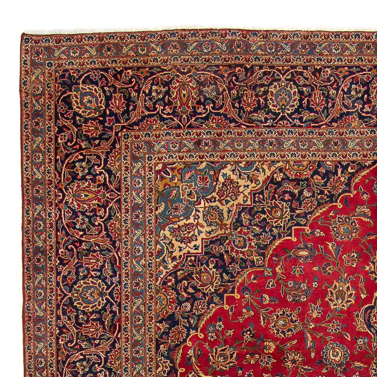Perser Rug - Keshan - 421 x 302 cm - red