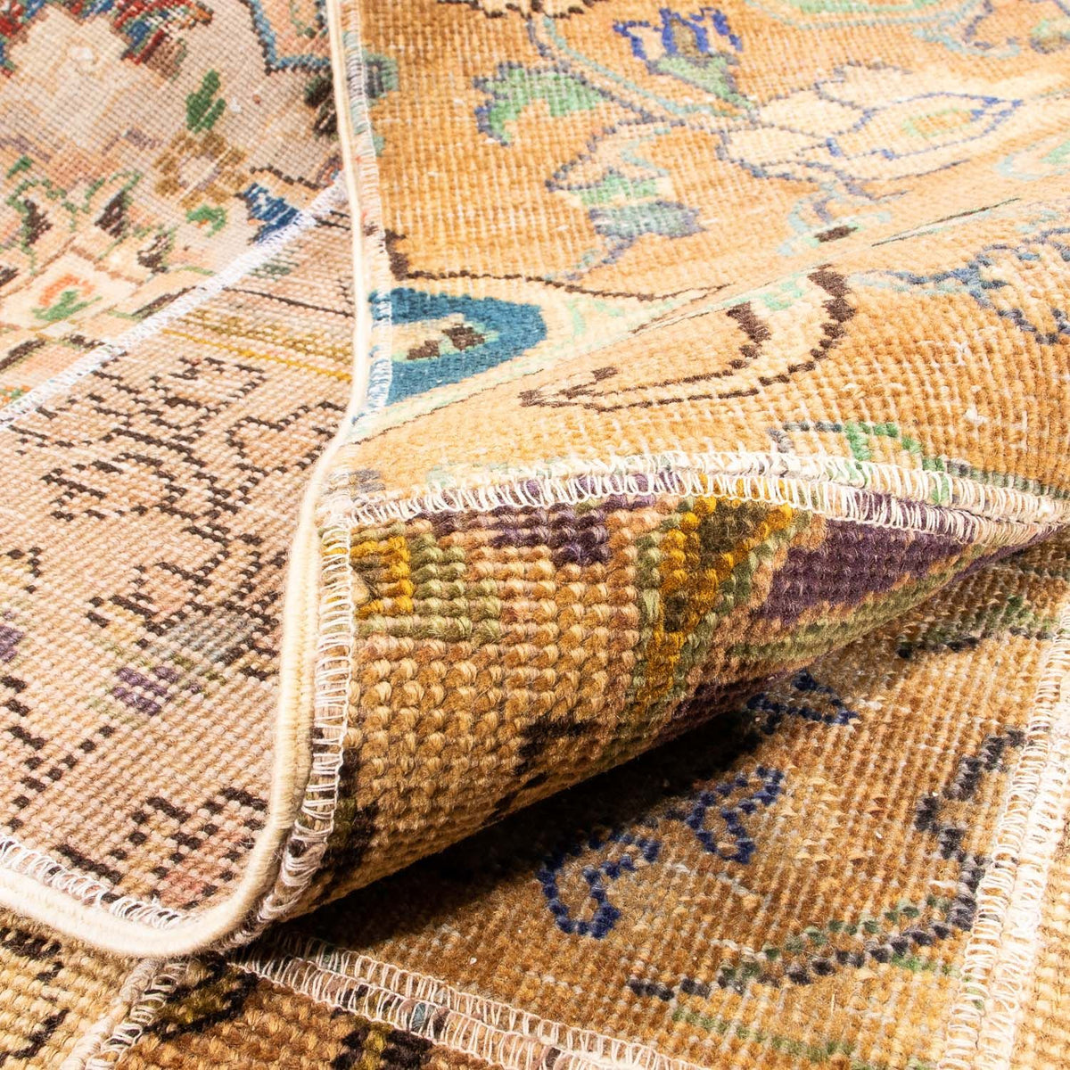 Patchwork Rug - 305 x 241 cm - multicolored