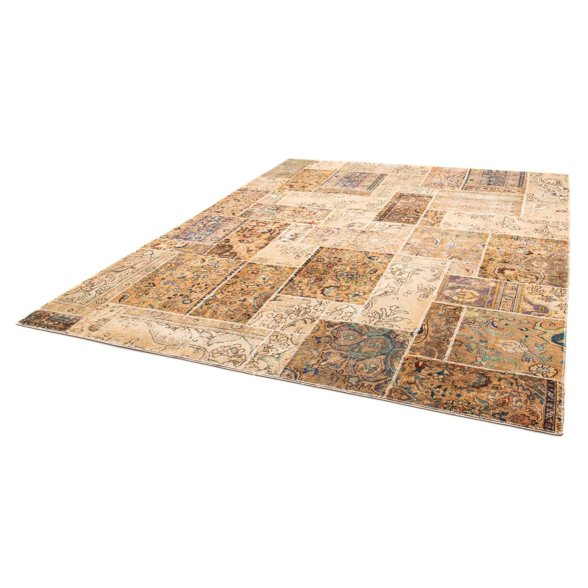 Patchwork Rug - 305 x 241 cm - multicolored