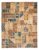Patchwork Rug 240x301cm - Perserteppich Wollteppich