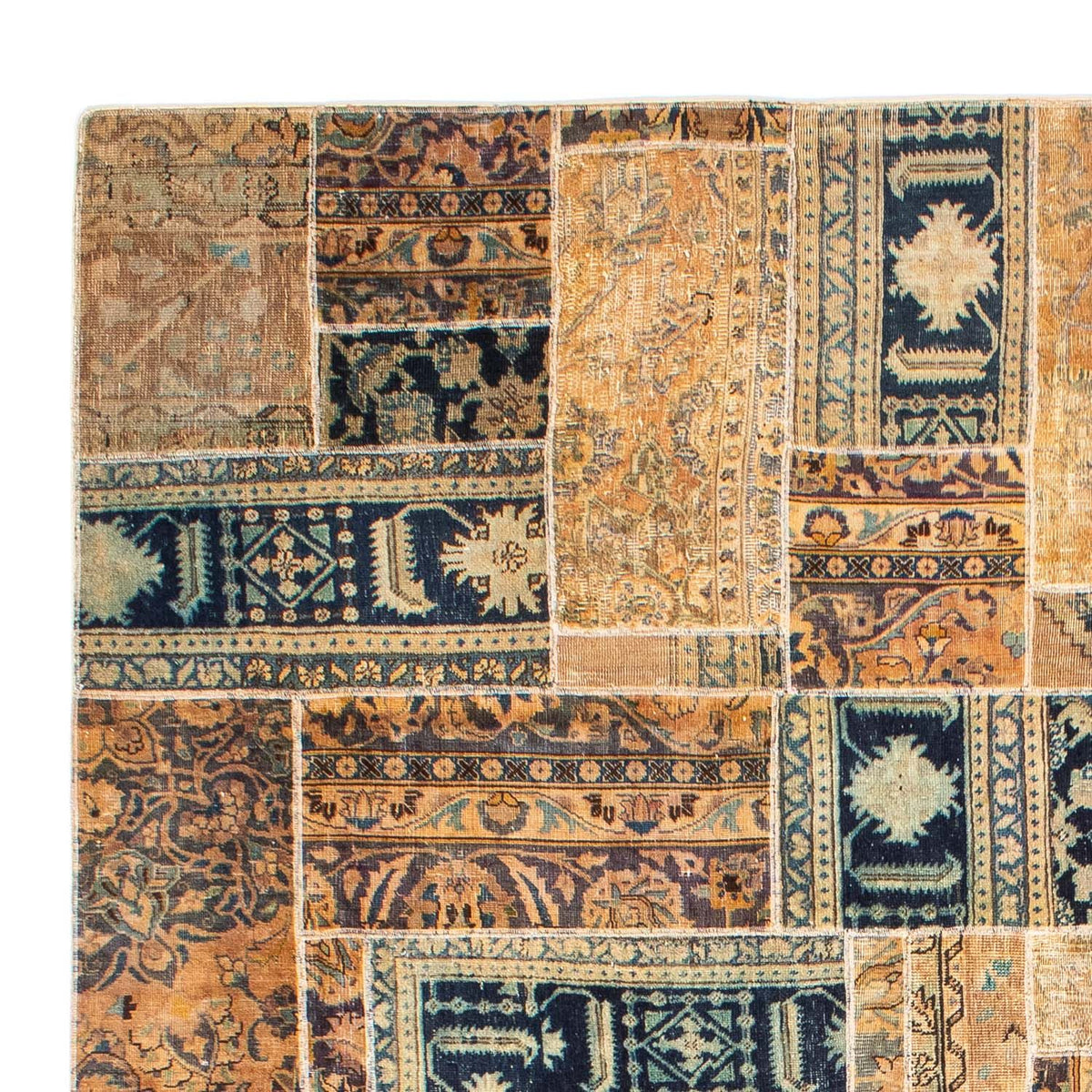 Patchwork Rug 240x301cm - Perserteppich Wollteppich
