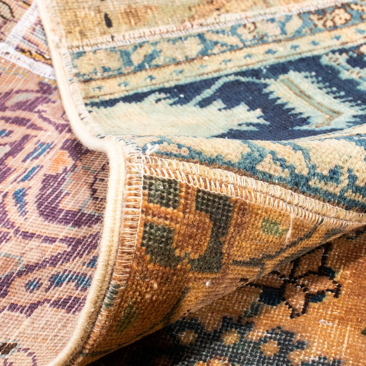 Patchwork Rug - 301 x 240 cm - multicolored