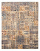 Patchwork Rug 240x303cm - Perserteppich Wollteppich