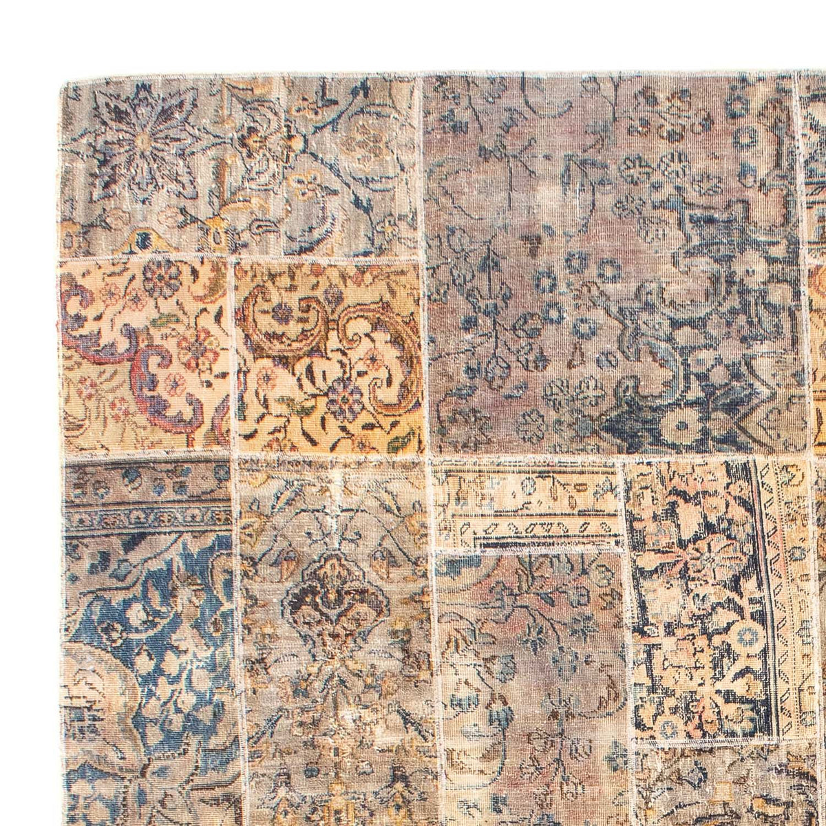 Patchwork Rug 240x303cm - Perserteppich Wollteppich