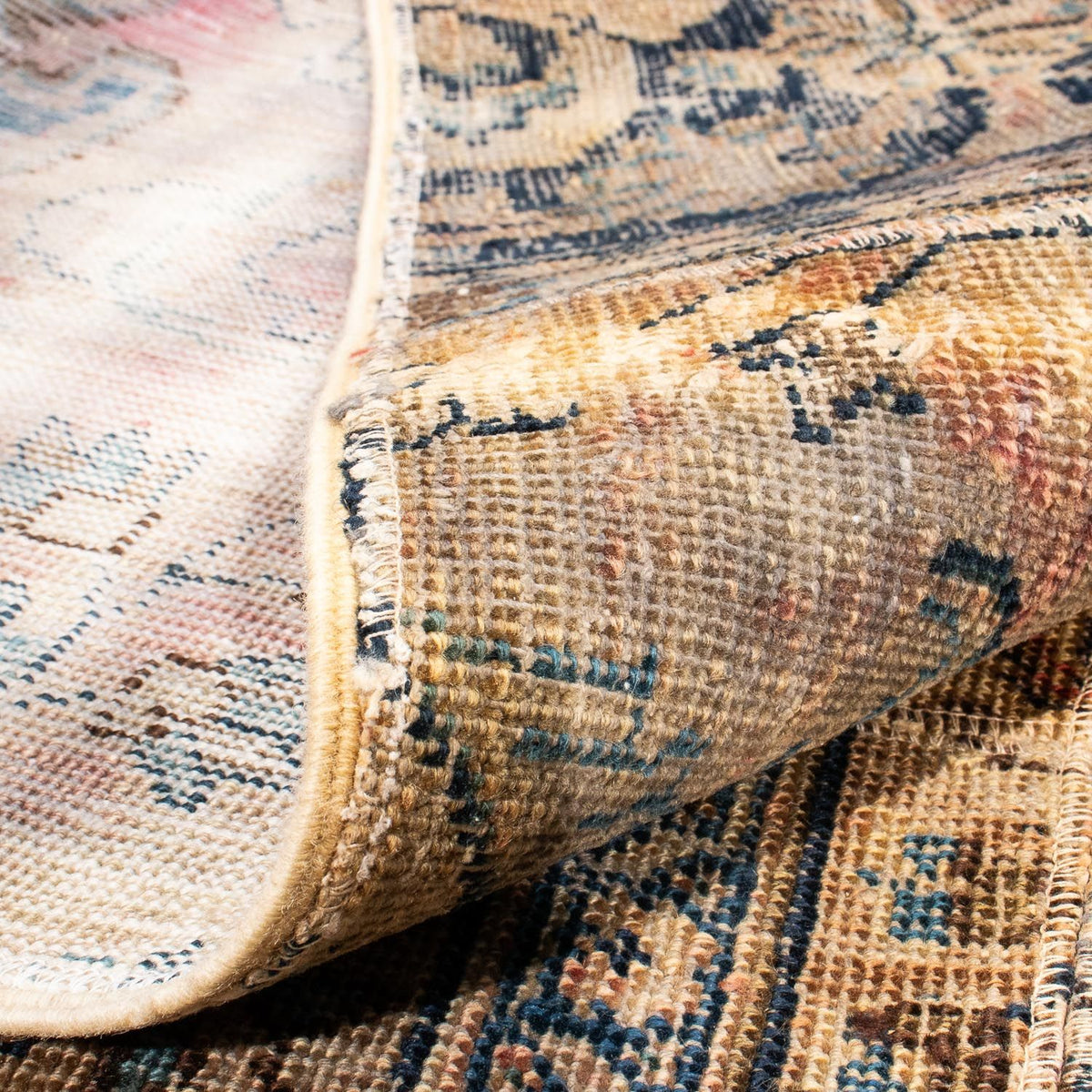 Patchwork Rug - 303 x 240 cm - multicolored