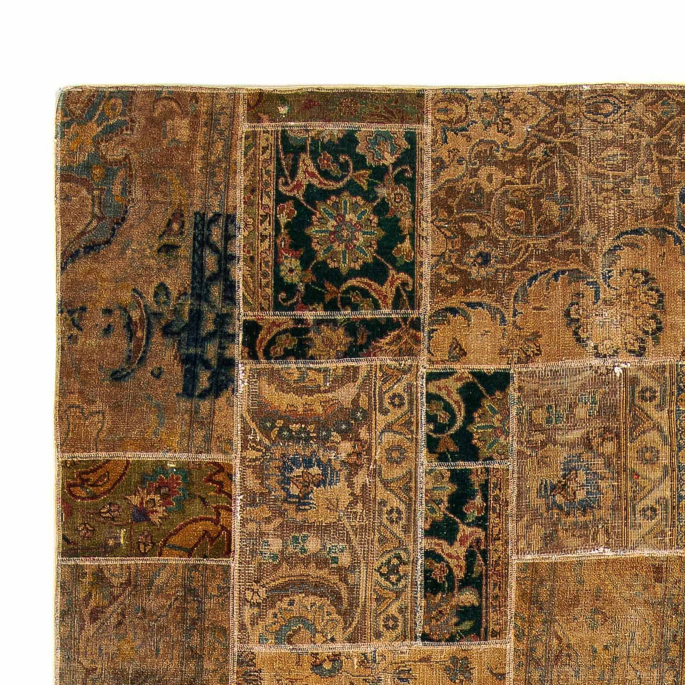 Patchwork Rug 275x182cm - Wool Rug