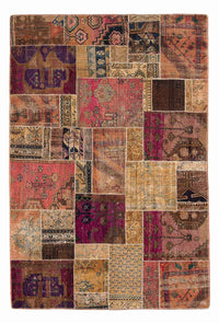 Patchwork Rug - 272 x 181 cm - multicolored