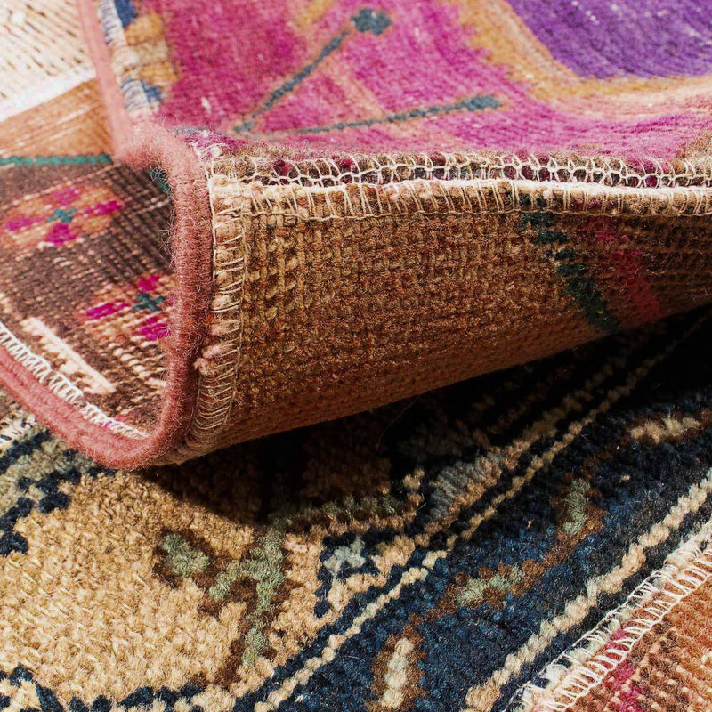 Patchwork Rug - 272 x 181 cm - multicolored