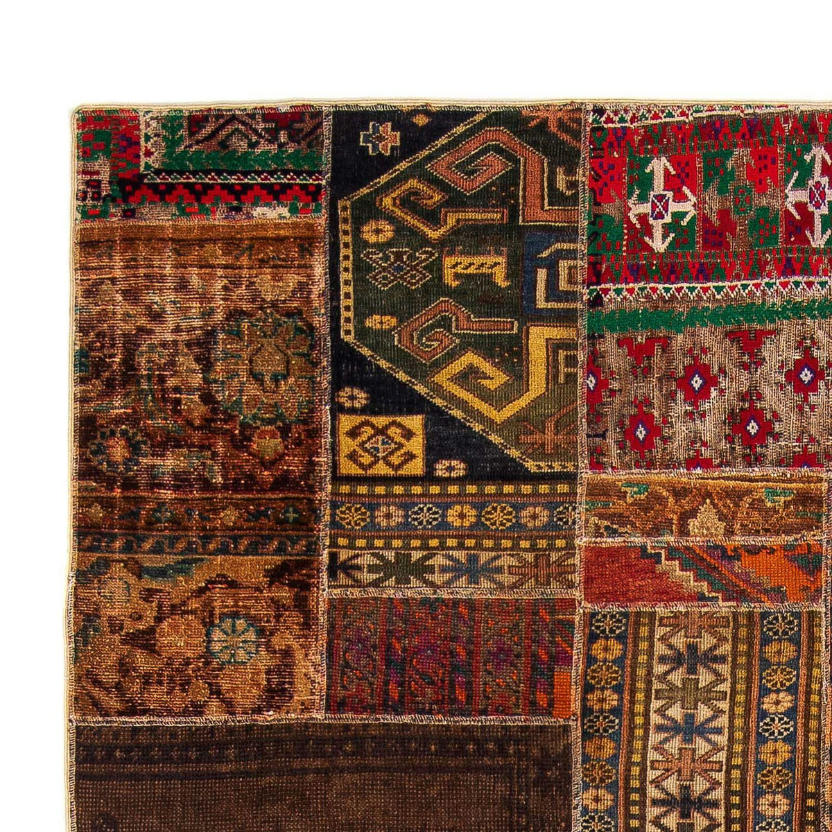 Patchwork Rug 179x271cm - Wool Rug