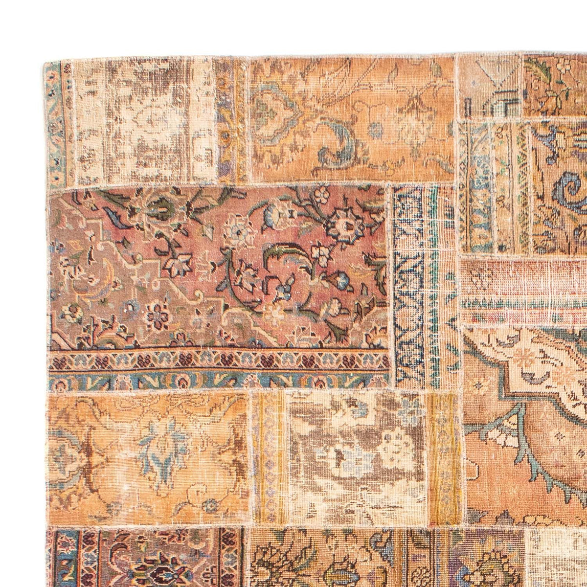 Patchwork Rug - 301 x 241 cm - multicolored
