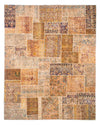 Patchwork Rug 241x301cm - Perserteppich Wollteppich - Rectangle / Multicolored / 241 x 301 cm Rectangle