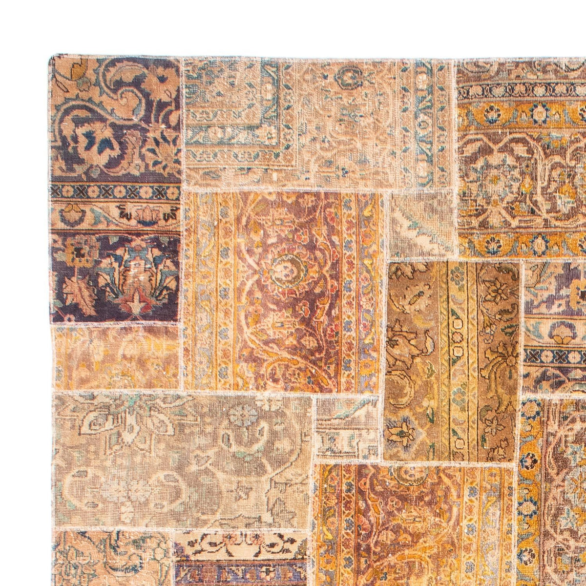 Patchwork Rug 241x301cm - Perserteppich Wollteppich