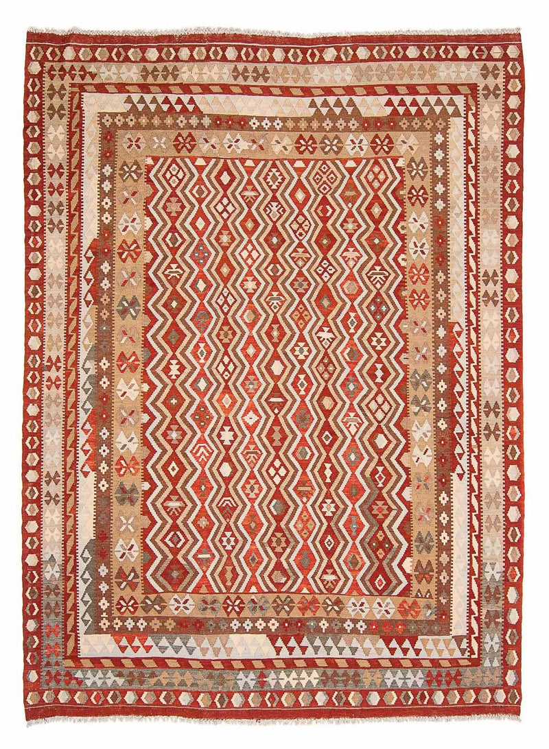 Kelim Rug - Splash - 271 x 212 cm - multicolored