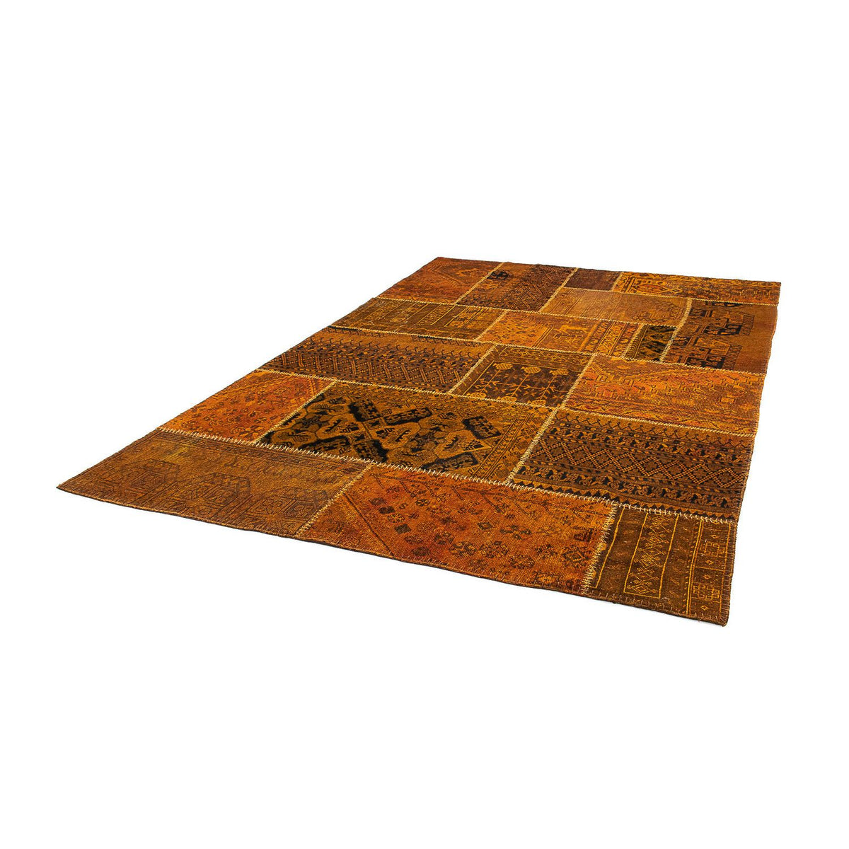 Patchwork Rug - 289 x 200 cm - multicolored