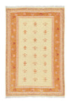 Persian Gabbeh Rug 118x170cm - Perserteppich Wollteppich - Rectangle / Beige / 118 x 170 cm Rectangle