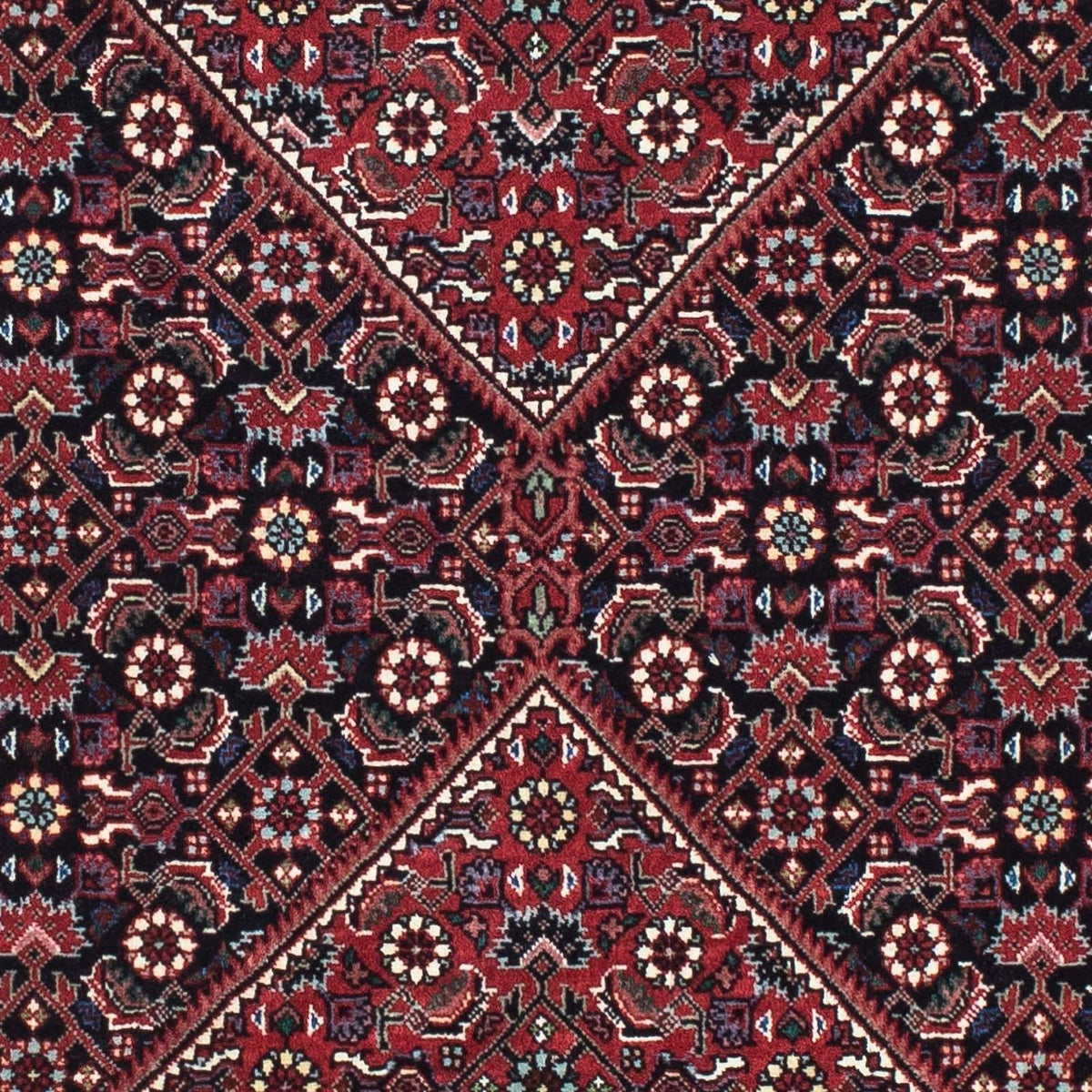 Runner Perser Rug - Bidjar - 200 x 76 cm - dark blue