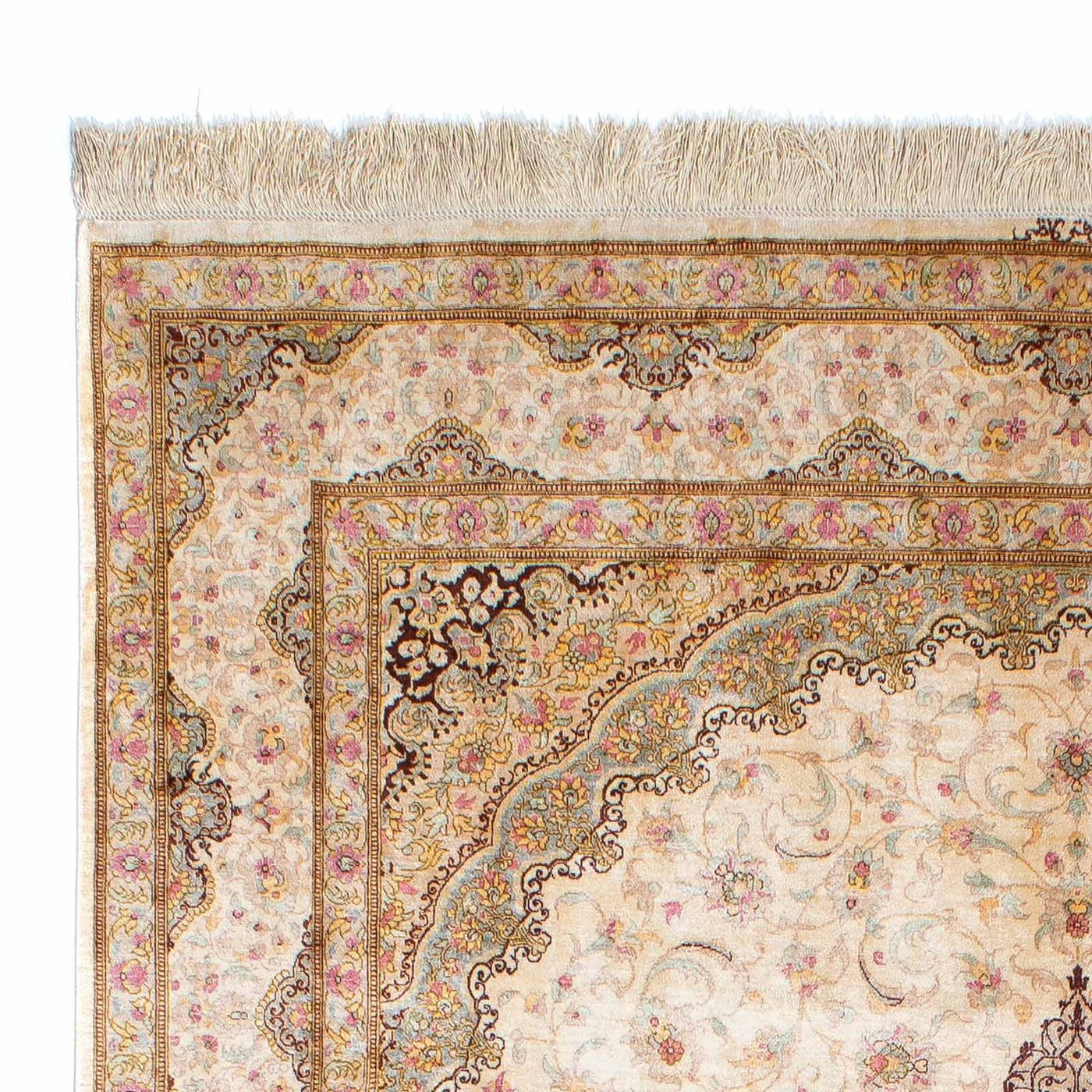 Qom Rug 235x157cm - Persian Rugs
