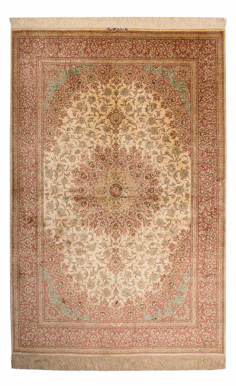 Perser Rug - Ghom - 198 x 134 cm - beige
