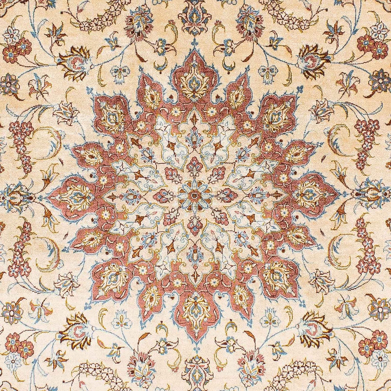 Silk Rug - Ghom Silk - Premium - 200 x 128 cm - beige