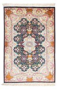 Perser Rug - Ghom - 130 x 81 cm - beige