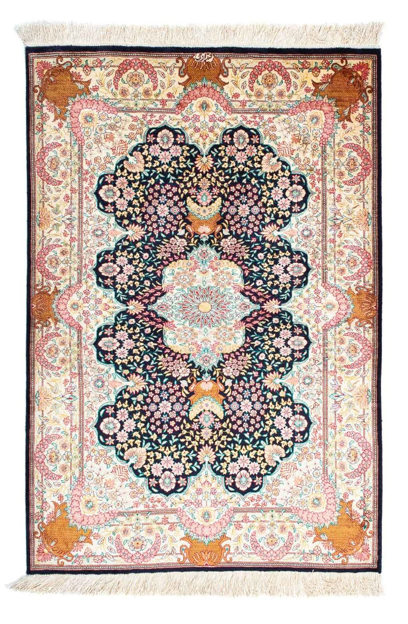Perser Rug - Ghom - 130 x 81 cm - beige