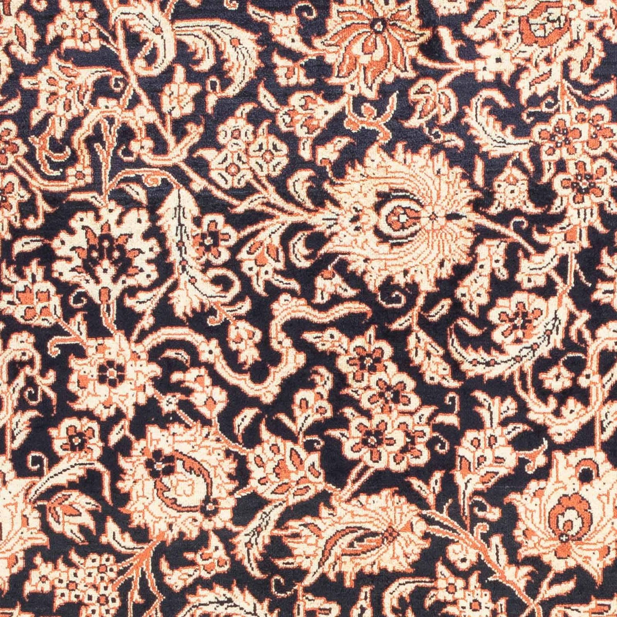 Perser Rug - Ghom - 112 x 80 cm - dark blue