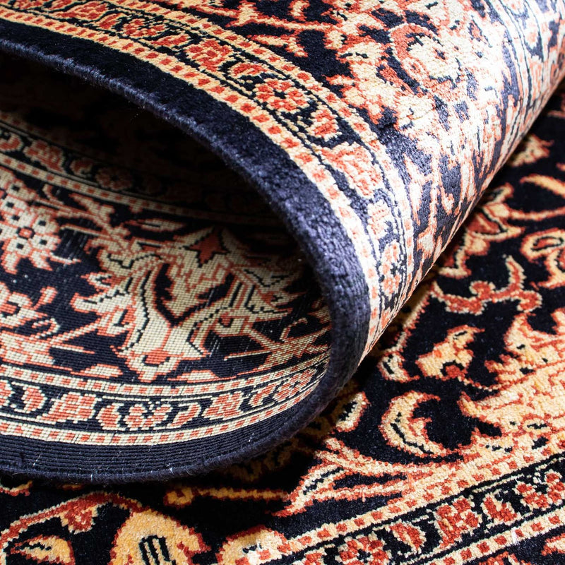 Perser Rug - Ghom - 112 x 80 cm - dark blue