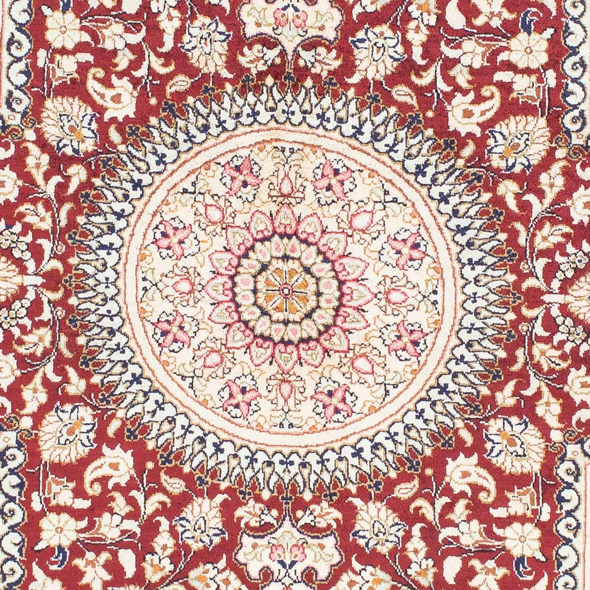 Perser Rug - Ghom - 144 x 95 cm - dark red