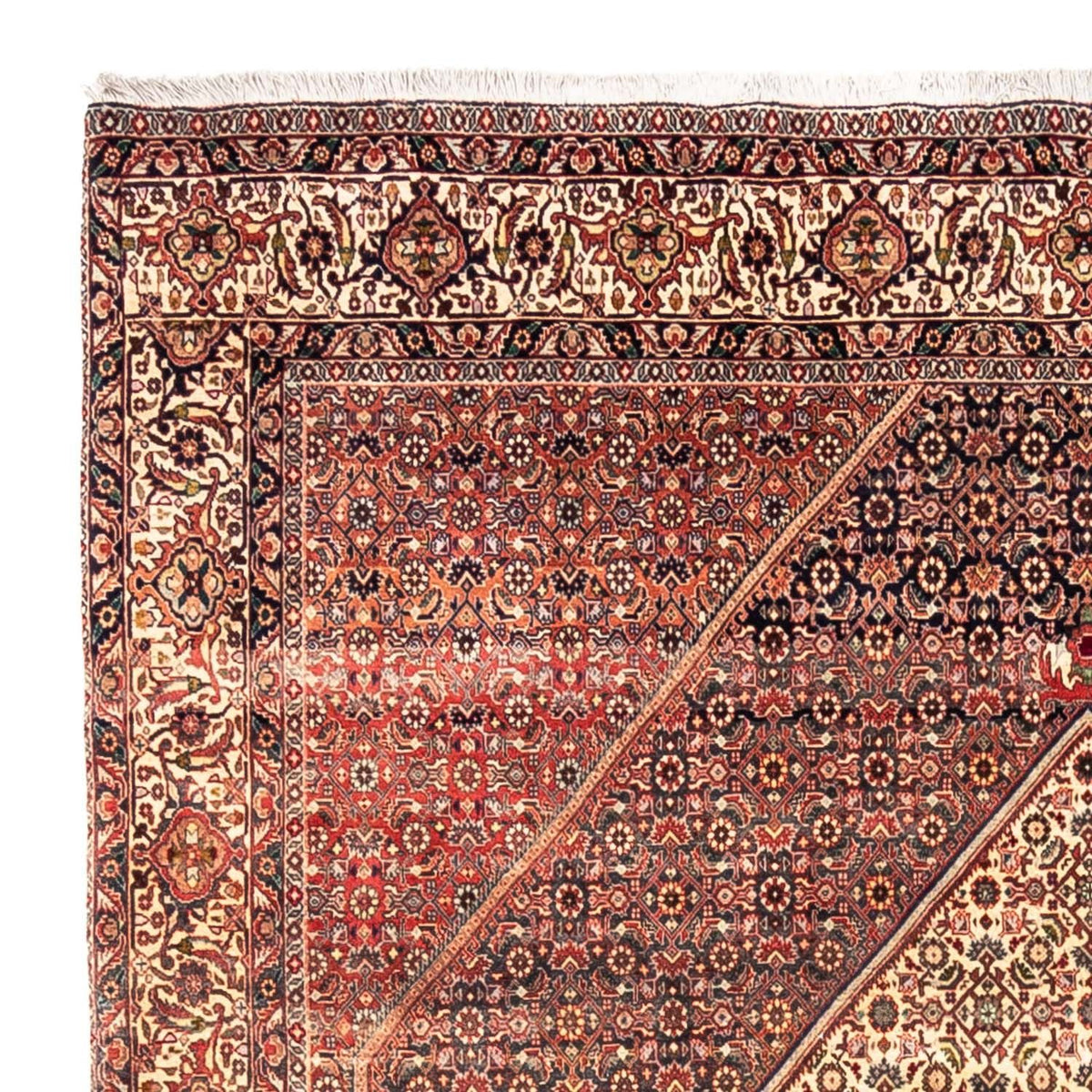 Perser Rug - Bidjar square  - 208 x 198 cm - red