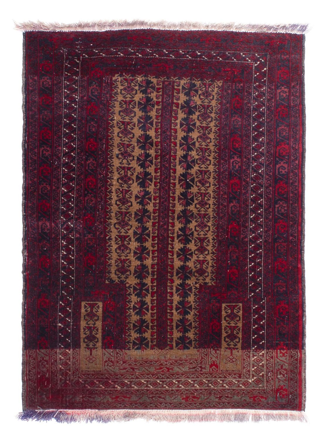 Belutsch Rug - 125 x 92 cm - dark red