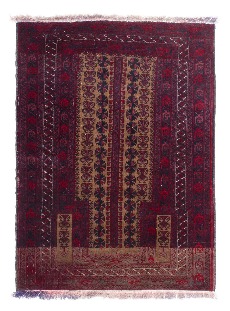 Belutsch Rug - 125 x 92 cm - dark red