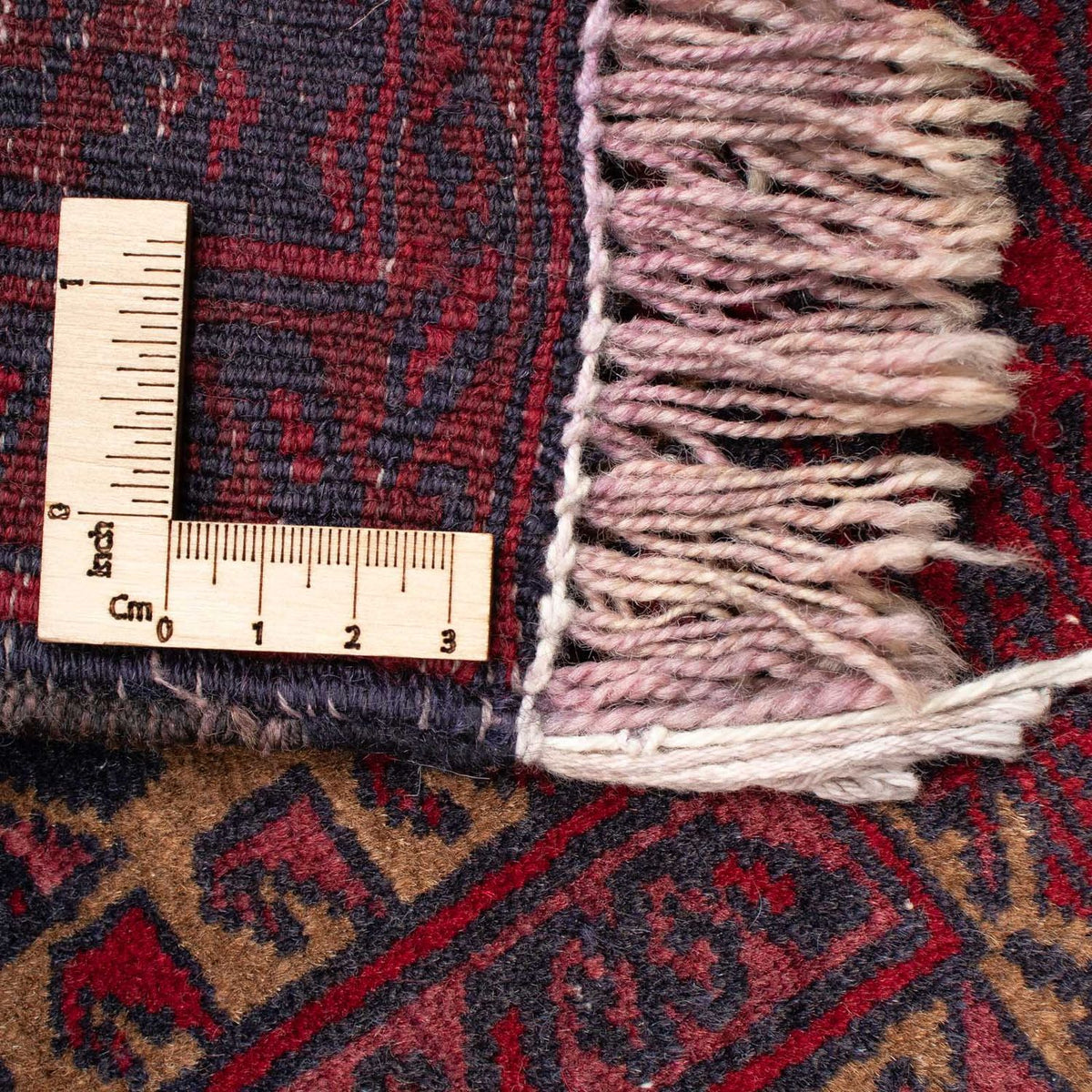 Belutsch Rug - 125 x 92 cm - dark red