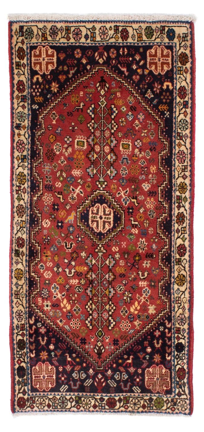 Perser Rug - Nomadic - 151 x 72 cm - dark red