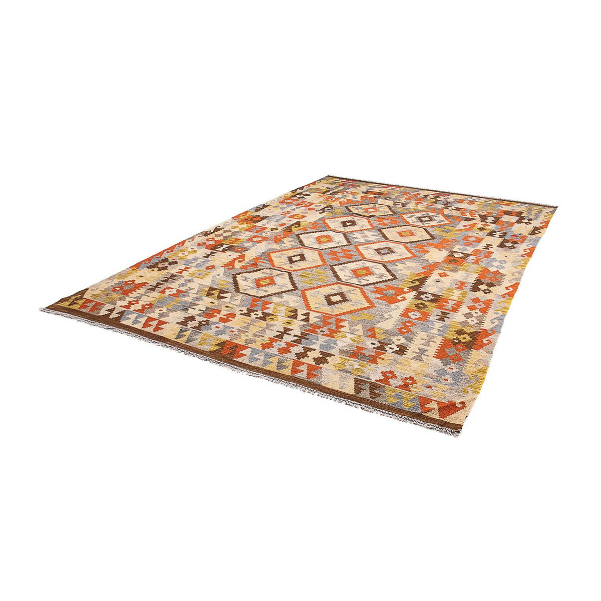 Kelim Rug - Splash - 300 x 200 cm - multicolored