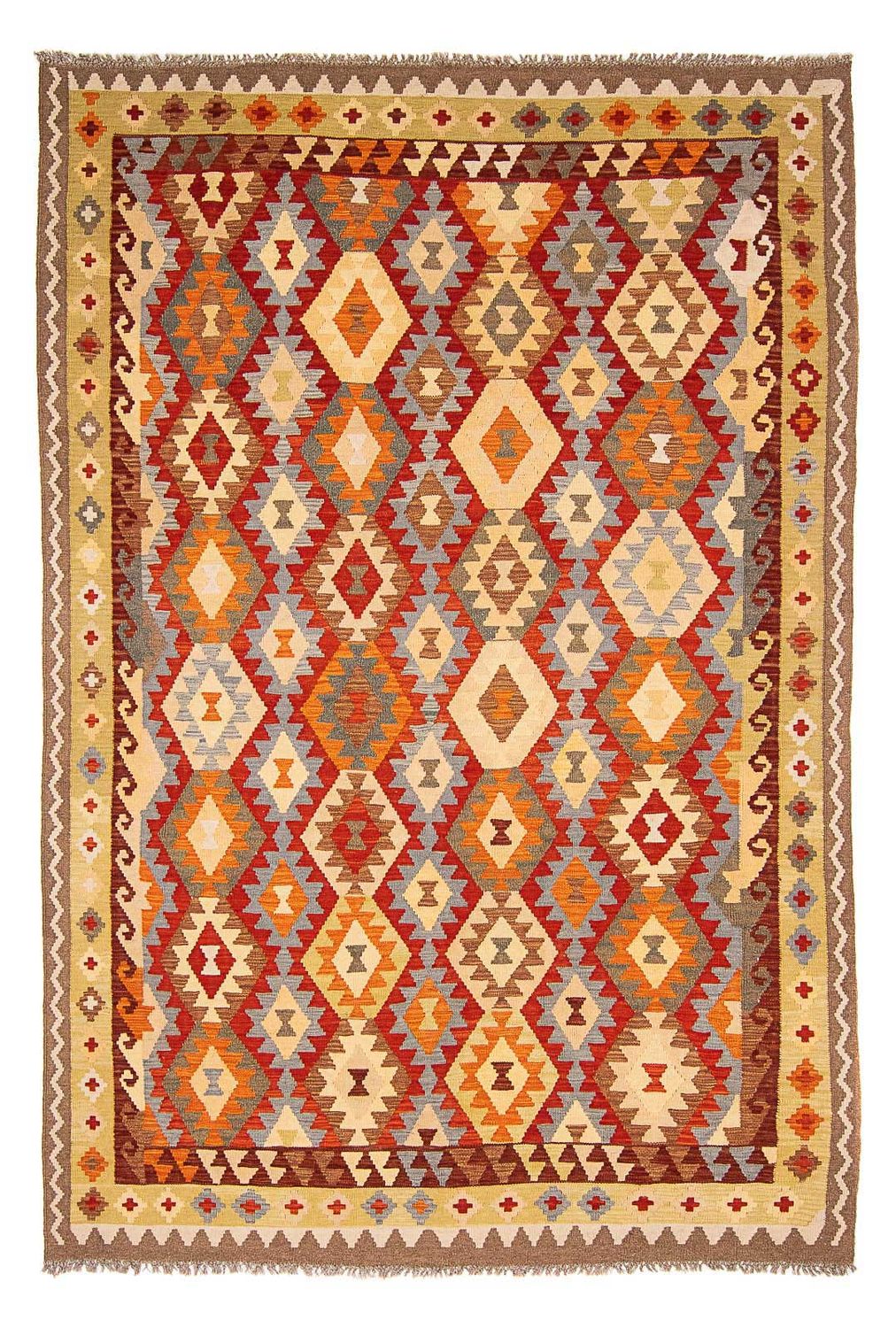 Kelim Rug - Splash - 296 x 195 cm - multicolored