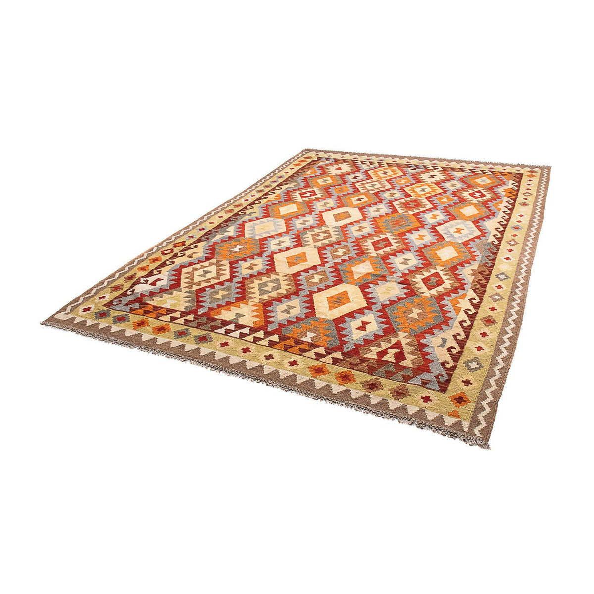 Kelim Rug - Splash - 296 x 195 cm - multicolored