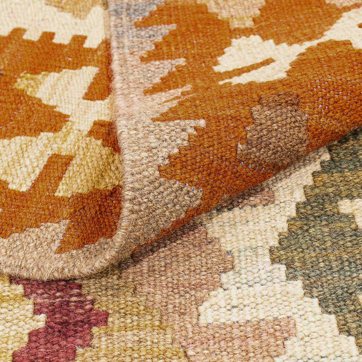 Kelim Rug - Splash - 301 x 204 cm - beige