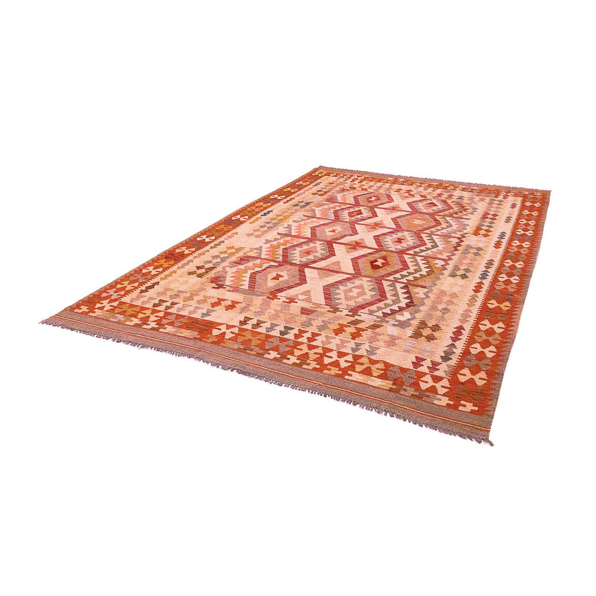 Kelim Rug - Splash - 301 x 204 cm - beige