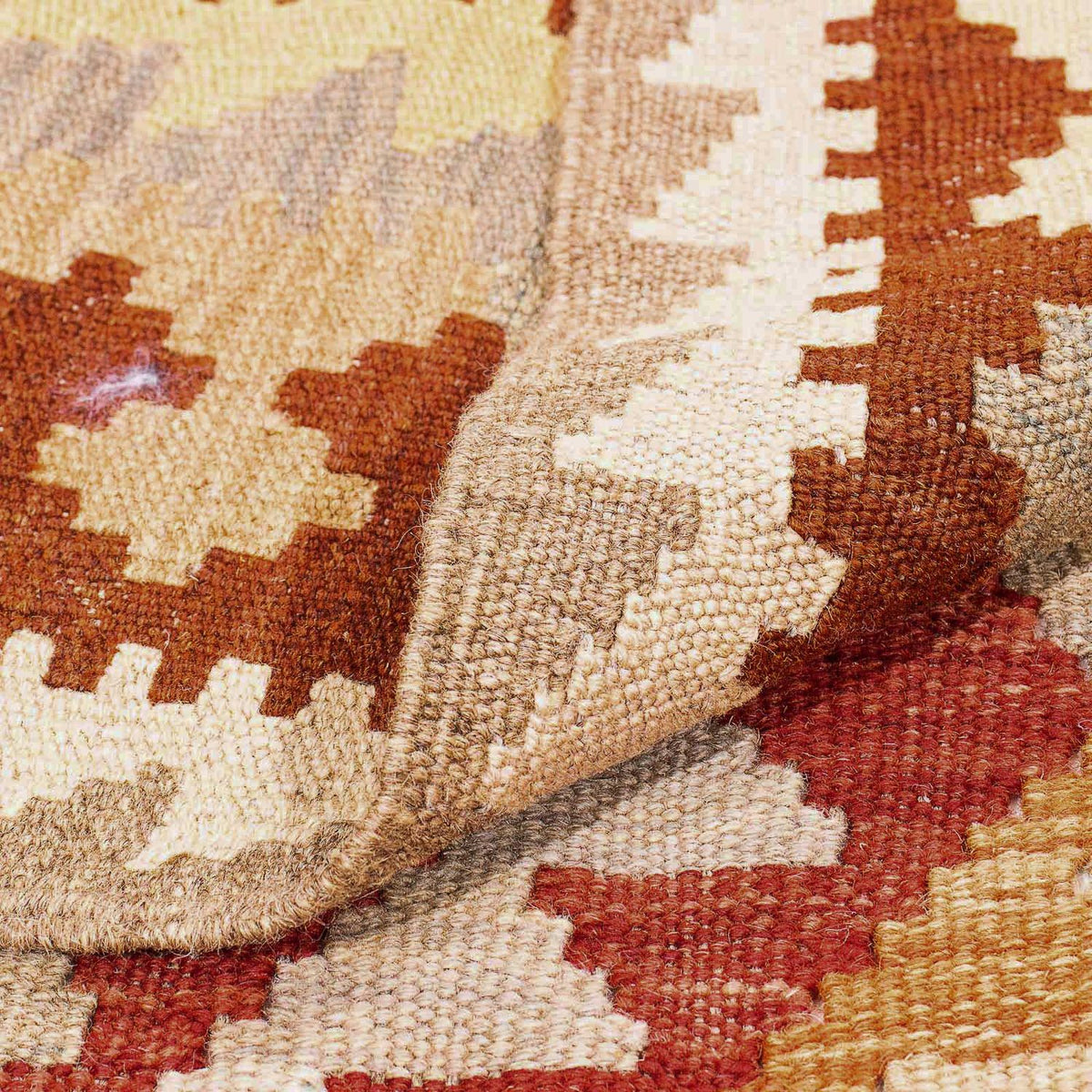 Kelim Rug - Splash - 297 x 200 cm - light brown