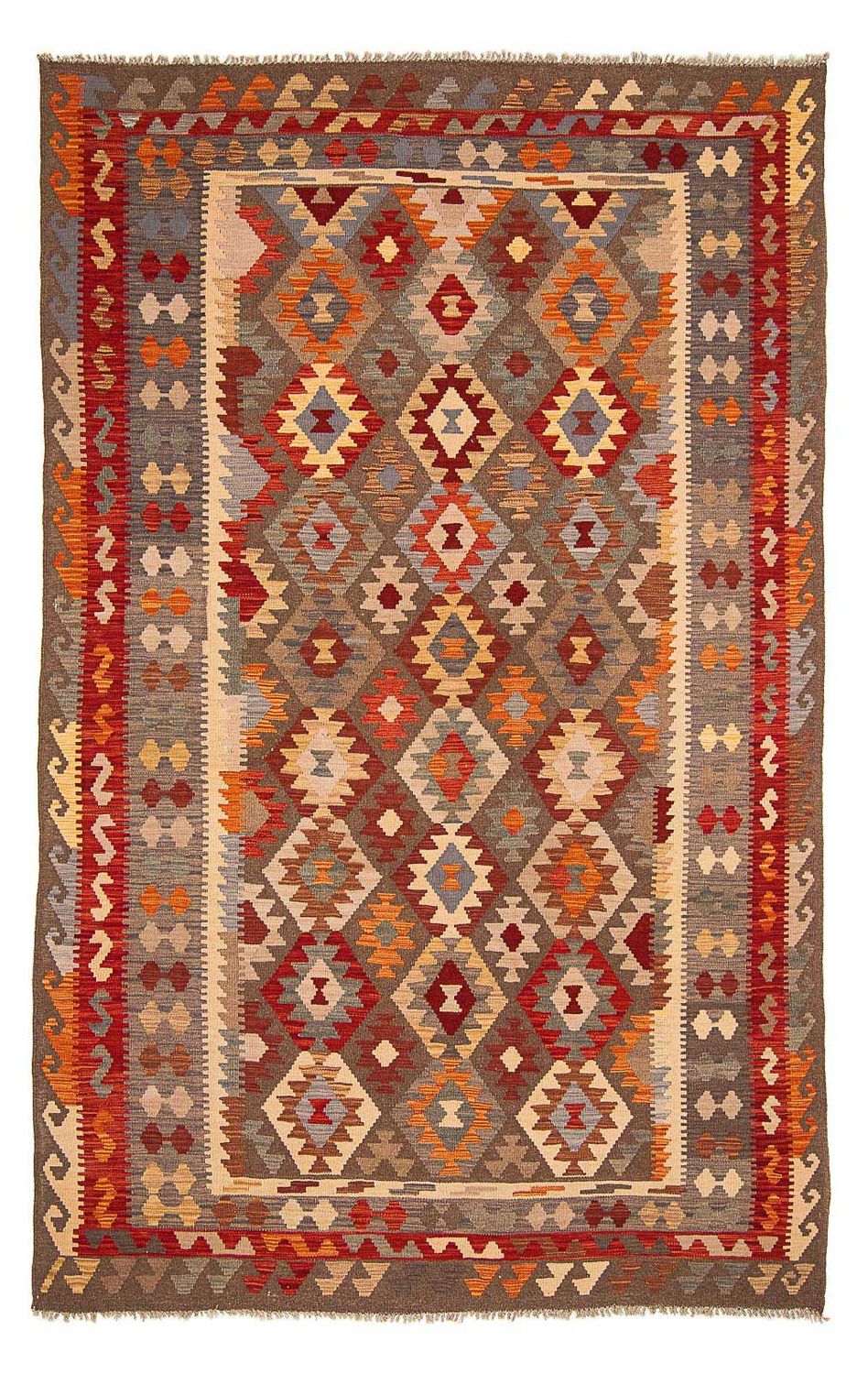 Kelim Rug - Splash - 291 x 196 cm - multicolored