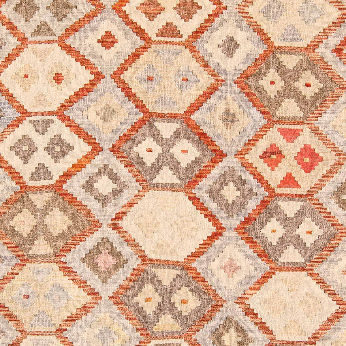 Kelim Rug - Splash - 285 x 198 cm - beige