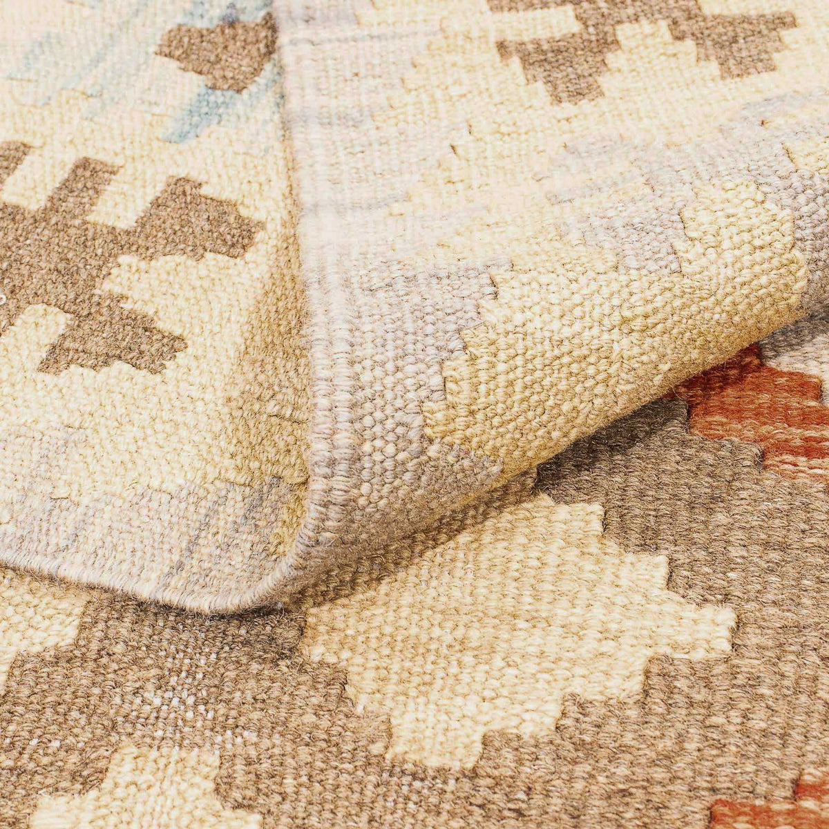 Kelim Rug - Splash - 285 x 198 cm - beige