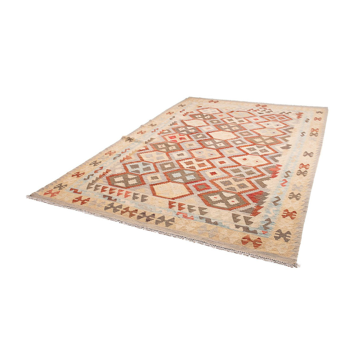 Kelim Rug - Splash - 285 x 198 cm - beige