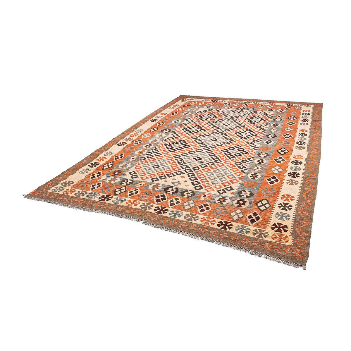 Kelim Rug - Splash - 292 x 207 cm - multicolored