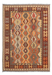 Kelim Rug - Splash - 205 x 149 cm - multicolored