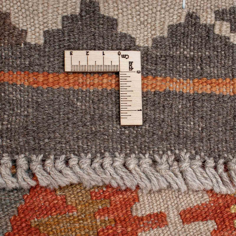 Runner Kelim Rug - Splash - 296 x 76 cm - light red