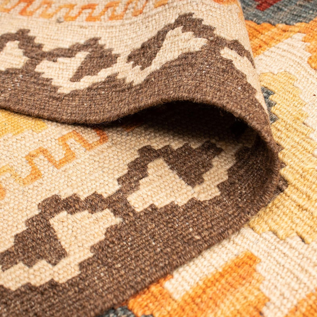 Kelim Rug - Splash - 201 x 143 cm - multicolored