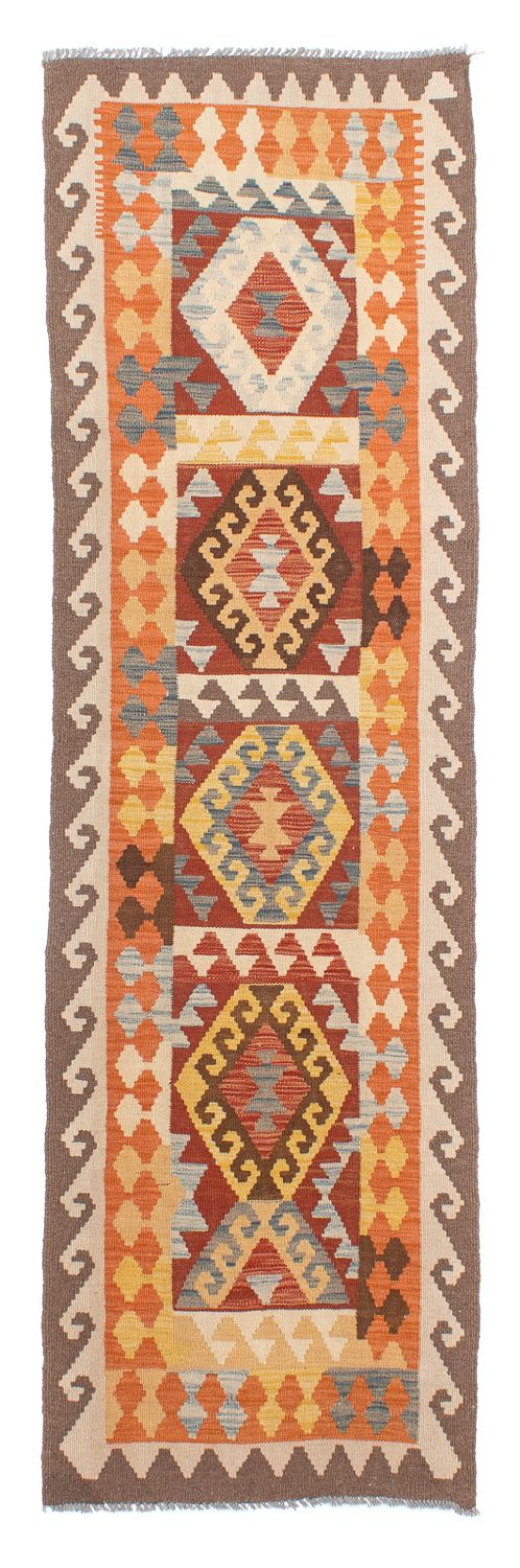 Runner Kelim Rug - Splash - 298 x 78 cm - multicolored