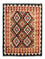Kelim Rug - Splash - 202 x 155 cm - multicolored