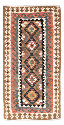 Runner Kelim Rug - Oriental - 200 x 101 cm - light brown